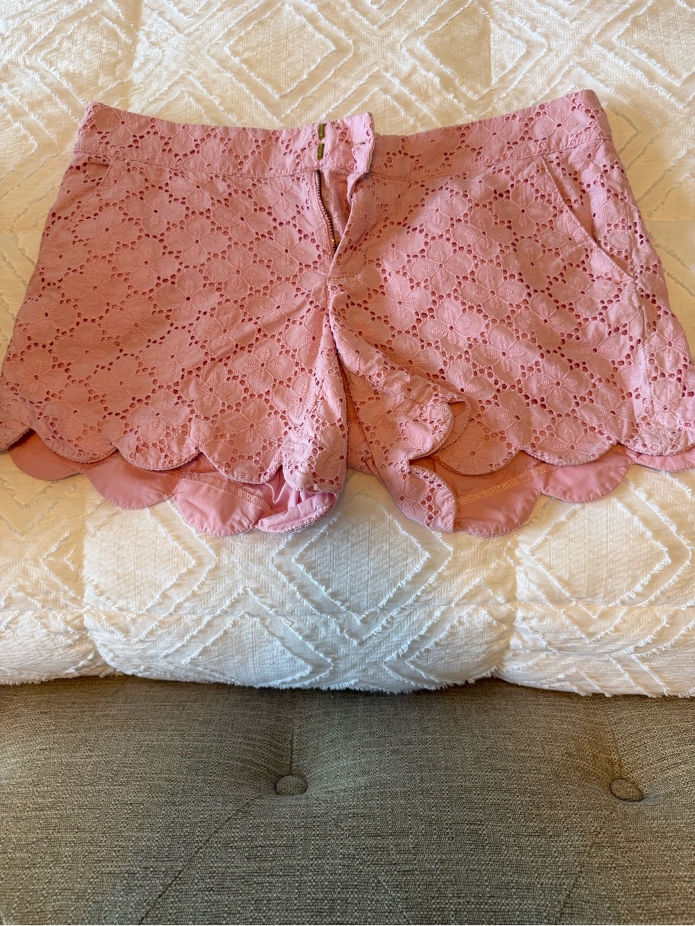 Lilly Pulitzer Pink Eyelet Buttercup Shorts